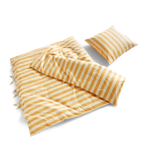 Hay - Sengetøjs sæt ÉTÉ Dyne- og pudebetræk - Warm yellow 